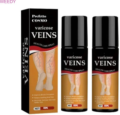 WEEDY Twin Pack Herbal Leg Pain Spray – Quick Relief Liquid(200 ml)