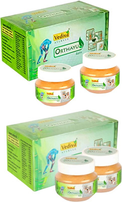 Orthayu Pain Relief Balm - for Arthritis, Joint, Back, Shoulder & Muscle Pain Balm(4 x 100 g)