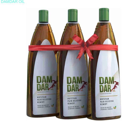 damdar Relief Oil for knee, joint & muscle pack of 3 KI1 Liquid(3 x 66.67 ml)