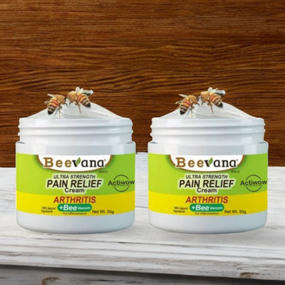 Bee Venom Natural Pain Relief for Shoulder & Arm Discomfort Pack of 2 Cream(2 x 50 g)