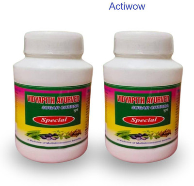 ACTIWOW Vidyapith Sugar Powder for Balancing Post-Meal Blood Sugar Levels Pack of 2 Powder(2 x 100 g)