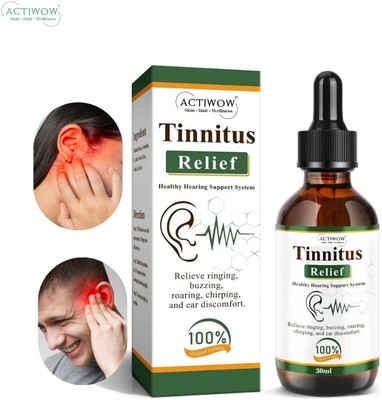 ACTIWOW Tinnitus Relief Natural Ear Wellness Capsules Liquid(30 ml)