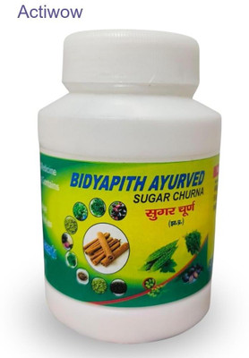 ACTIWOW Bidyapith Sugar Powder for Optimizing Blood Sugar Management Pack Of 1 E003 Powder(100 g)