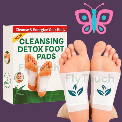 FlyTouch Natural Detox Foot Pads for Men and Women to Cleanse Body and Improve Sleep