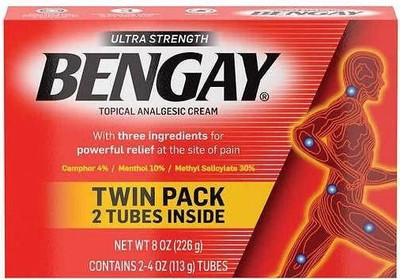 Bengay ULTRA STRENGTH TOPICAL ANALGESIC CREAM TWIN PACK 113 GM Cream(226 g)