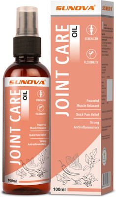 SUNOVA Joint Care Oil -Pain relief oil for joints & muscles,ayurvedic formula Liquid(100 ml)