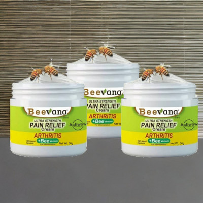Bee Venom Pain Relief for Overstrained Muscles Pack of 3 Cream(3 x 50 g)