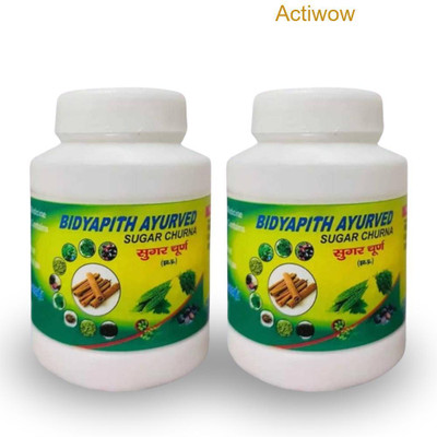 ACTIWOW Bidyapith Sugar Powder for Supporting Healthy Sugar Metabolism Pack of 2 z127 Powder(2 x 50 g)