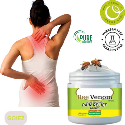 GOIEZ Bee Venom Daily Use Cream For Muscle And Back Pain (100g) Cream(100 g)
