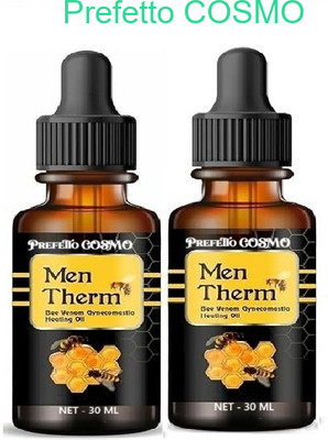 Prefetto COSMO Bee Venom Heating Oil for Men – Targeted Pain Relief Liquid(2 x 30 ml)