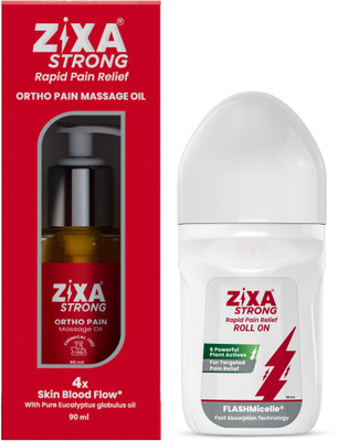 ZIXA Strong Roll On (50ml) + Ortho Oil (90ml) Liquid(2 x 1 Units)