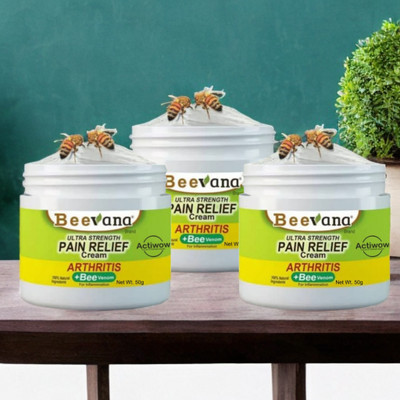 ACTIWOW BeeVana Natural Relief for Muscle & Joint Inflammation Pack of 3 Cream(3 x 16.67 g)