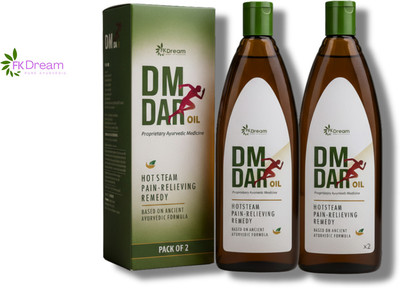 Fkdream Dmdar Herbal Oil 2pc Natural Support for Healthy Body Movement Liquid(2 x 100 ml)