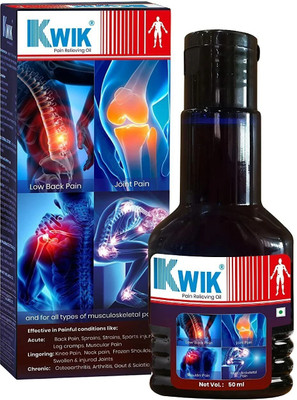 Kwik Pain Relieving Oil 50 ml Pack of 1 Liquid(50 ml)