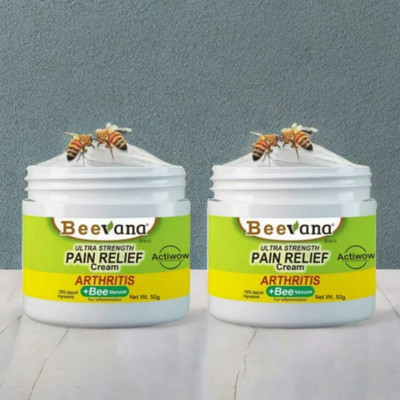 ACTIWOW BeeVana Natural Arthritis Relief & Pain Cream Pack of 2 Cream(2 x 25 g)