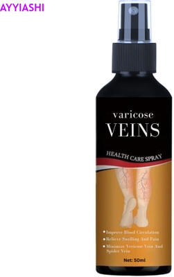 AYYIASHI Varicose Veins Spray Natural Herbal Formula Quick Absorbing Care Liquid(50 ml)