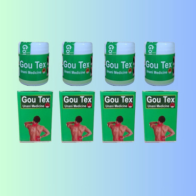 RAFISA AYURVEDA Gou Tex Tablets Pain Relief Tablets 40 Tablets Pack of 4 Tablets(4 x 40 Units)
