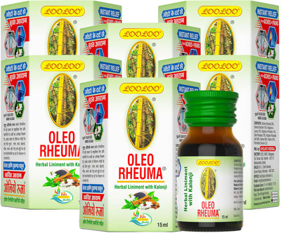looloo Oleo Rheuma Herbal Liniment Liquid(6 x 15 ml)