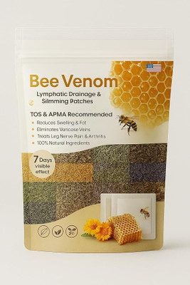 NUTREENA New Bee Venom Foot Patches Stress Relief Detox Patch Solution(100 g)