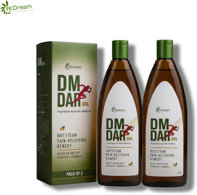 damdar Dmdar Herbal Oil 2pc Muscle Comfort & Joint Health Ayurvedic Formula Liquid(2 x 100 ml)