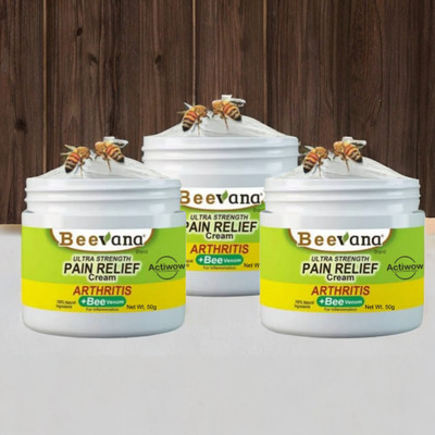 ACTIWOW BeeVana Relief for Full-Body Muscle Pain Pack of 3 Cream(3 x 16.67 g)