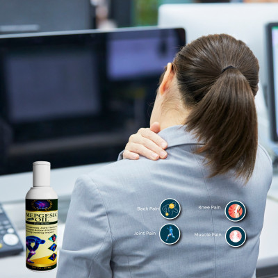 MEPGESIC ULTRA Ayurvedic Wellness Oil|Premium Herbal Body Massage Oil for Full Body Relaxation Liquid(60 ml)