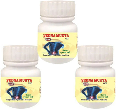 MUKHTI CARE Ayurvedic VEDNA MUKTA VATI Pain Relief Tablet Tablets(3 x 30 Units)