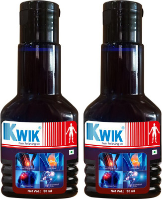 Kwik Pain Relieving Oil 50 ml Pack of 2 Liquid(2 x 50 ml)