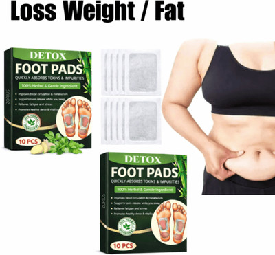 Zorius Foot Pads | Ginger Pads Weight Loss Pain Relief Aid For Gentle Overnight Plaster & Patch(10 Patches)