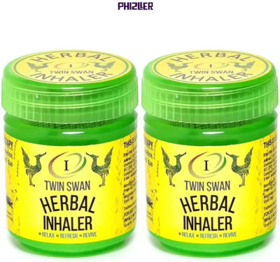 PHIZLLER Traditional Hong Thai Moderate Strong Herbal Inhalant Stick Inhaler Inhaler(2 x 10 g)