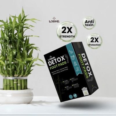 LORSHEL Heal sutra detox foot pads restore energy with bee venom extract Plaster & Patch(100 g)