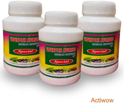 ACTIWOW Vidyapith Sugar Powder for Enhancing Insulin Sensitivity Pack of 3 B01 Powder(3 x 100 g)
