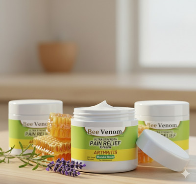 wynx Pack of 3 – Bee Venom Muscle Relief Cream for Sports Injuries & Recovery Cream(3 x 16.67 g)