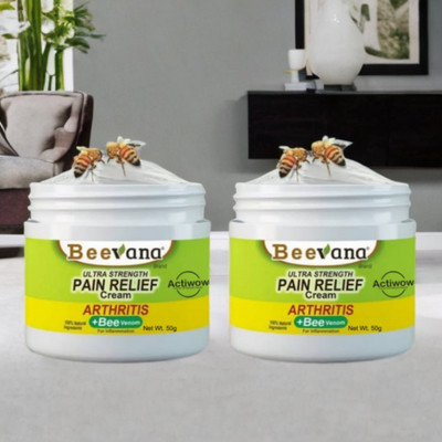 Bee Venom Joint Pain Relief for Knees, Wrists & Hips Pack of 2 Cream(2 x 50 g)