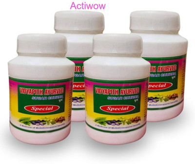 ACTIWOW Vidyapith Sugar Powder for Boosting Metabolism and Glucose Control Pack of 4 Powder(4 x 100 g)