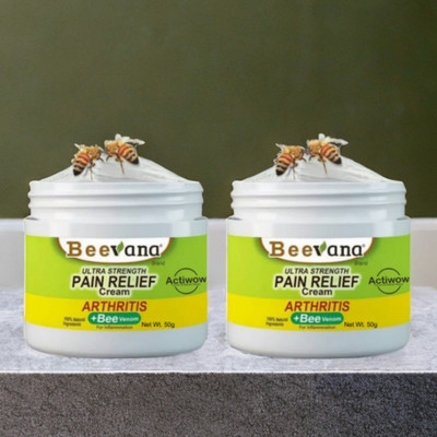 ACTIWOW BeeVana Cream for Fast & Soothing Pain Relief Pack of 2 Cream(2 x 25 g)