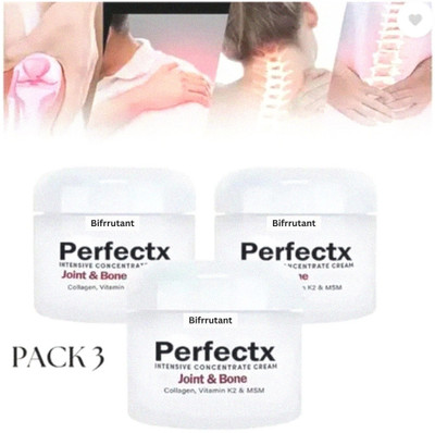 BIFRRUTANT Perfectx Joint & Bone Cream Bee Venom Support for Stronger Joints Plaster & Patch(3 x 50 g)