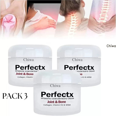 CHIWA Perfectx Joint & Bone Fast-Acting Therapy - Muscle Pain Relief Cream Cream(3 x 50 g)