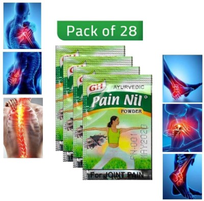 Quickbits Pain nil Powder gopal Herbals Ayurvedic for Joint/body/back pain (28 piece) Powder(28 x 1 Units)