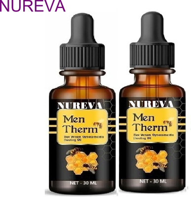 nureva Gyno Control Thermal Oil for Men Pack of 2 Liquid(2 x 30 ml)