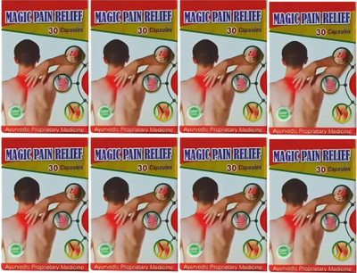 NAWAZ ENTERPRISE MAGIC PAIN RELIEF CAPSULE FOR JOINT PAIN,RHEUMATOID (8 x 30 Units) Capsules(8 x 30 Units)
