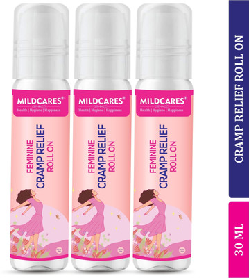 Gynocup Feminine Cramp Relief Roll On All in One (Periods, Lower Back Pain & Body Pain)(Pack of 3) Liquid(3 x 10 ml)