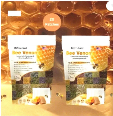 BIFRRUTANT Bee venom foot patches promote energy flow and reduce fatigue Plaster & Patch(2 x 100 g)