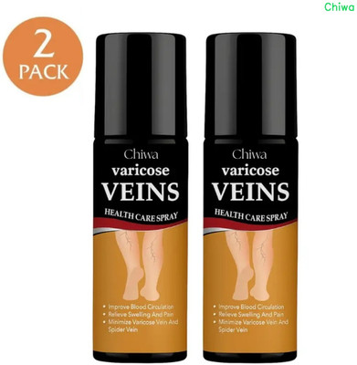 CHIWA Turmeric Vericose Vein Relief Spray | For Gentle Daily Leg Support Spray(2 x 100 ml)