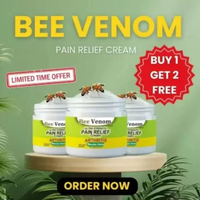 Bee Venom Pain Relief Joint Revitalizer Cream - Advanced Comfort for Pain Cream(3 x 50 g)