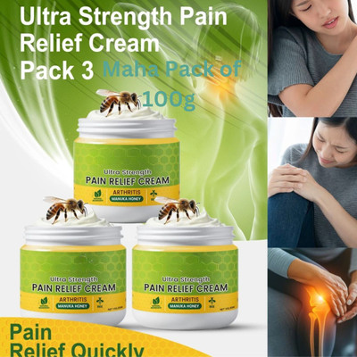 Bee Venom E Joint And Bone Therapy Cream Maha Pack Cream(3 x 100 g)