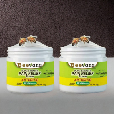 Bee Venom Joint Relief for Back & Neck Discomfort Pack of 2 Cream(2 x 50 g)