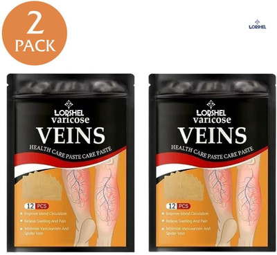 LORSHEL varicose veins patch soothing recovery using sachet therapy and vein spray Plaster & Patch(10 Patches)
