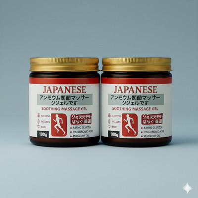 Vishmart Japanese Balm Soothing Relief Gel Pack of 2 (100g x 2) Cream(2 x 100 g)