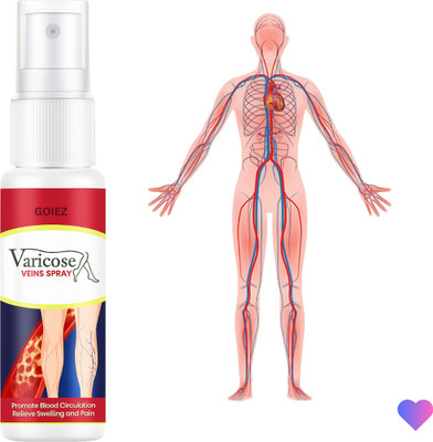 GOIEZ Natural Varicose Veins Relief Spray For Daily Use And Leg Comfort (50 Ml) Spray(50 ml)